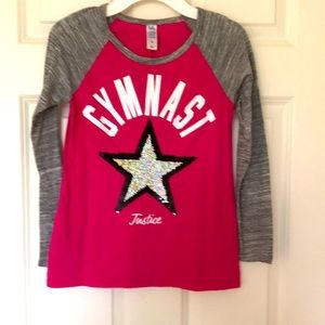 Girls long sleeve T like new! Size 8